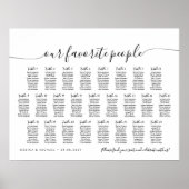 25表エレガント人お気に入りの席表 ポスター (正面)