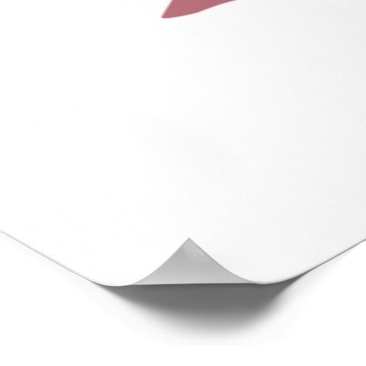 25誕生日女性こんにちは25かわいい25歳 ポスター (角)