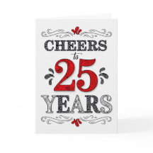 25誕生日応援の赤い白の黒のパターン