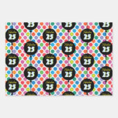 25誕生日風船 ラッピングペーパーシート (正面)