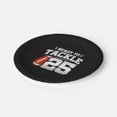 25誕生日25年カップル記念日に取り組む ペーパープレート (アングル)