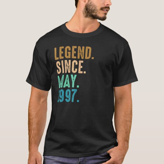 25誕生日25歳の伝説1997年5月以来 Tシャツ (正面)