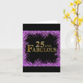 25誕生日 カード (黄色い花)
