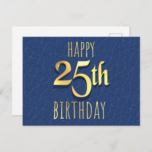 25誕生日 シーズンポストカード (正面/裏面)