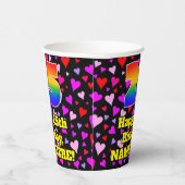 25誕生日:愛するハートパターン, Rainbow 25 紙コップ (右)