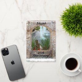 25賛美周年 箔グリーティングカード