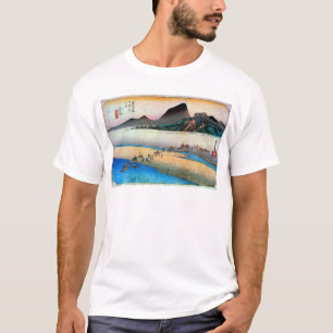 25金谷宿、広重金屋宿、広重、浮世絵 Tシャツ