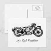 250レッドパンサー ポストカード (正面/裏面)