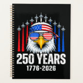 250周年アメリカ愛国ハクトウワシ250th プランナー手帳 (正面)