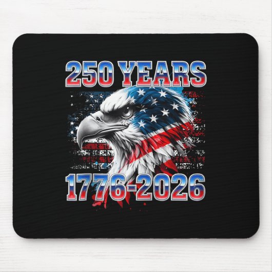 250周年アメリカ愛国 マウスパッド (正面)