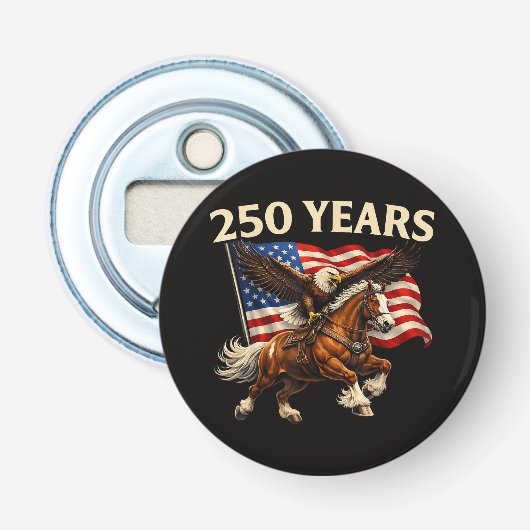250周年アメリカ西部馬イーグル 栓抜き (正面)