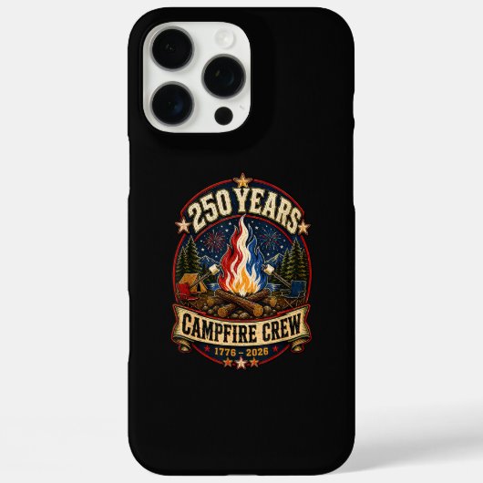 250周年キャンプファイヤークルー 1776 2026 250th 4th July C Case-Mate iPhoneケース (裏面)