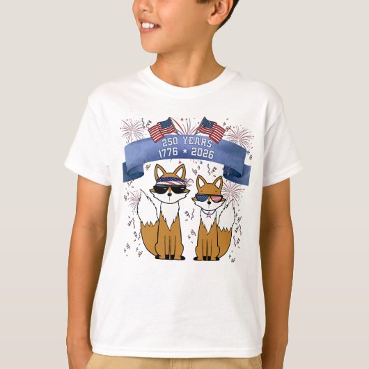 250周年クールフォックス Tシャツ (正面)
