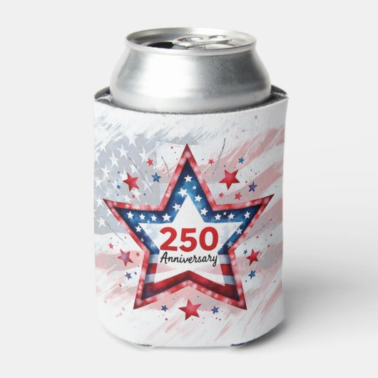 250周年愛国スター 缶クーラー (缶正面)