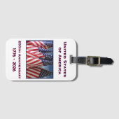 250周年記念アメリカ愛国記念 ラゲッジタグ (正面横)