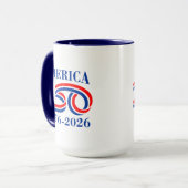250周年記念コーヒーマグ マグカップ (正面左)