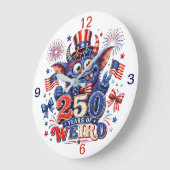 250周年記念品 ラージ壁時計 (傾斜)