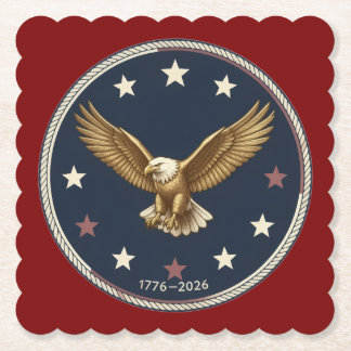 250周年記念広場のレース紙の海岸 ペーパーコースター