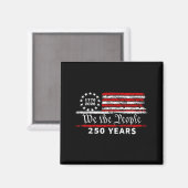 250周年記念旗 250周年独立記念日 マグネット (正面/裏面)
