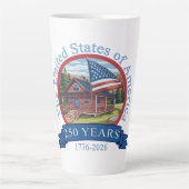 250周年記念統一された州 カフェラテマグ (正面)