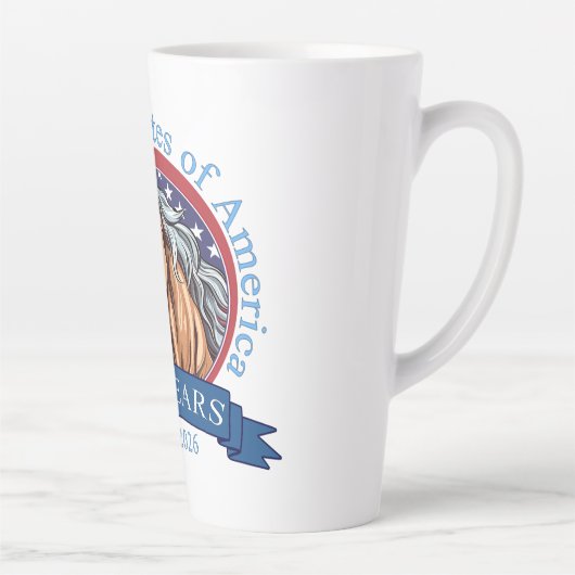 250周年記念統一された州 カフェラテマグ (右)