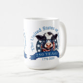 250周年記念統一された州 コーヒーマグカップ (正面右)