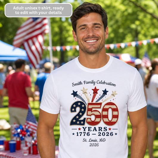 250周年記念 アメリカ建国記念Tシャツ 1776-2026 Tシャツ
