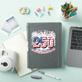 250周年記念 アメリカ独立記念日 シール (iPadカバー)