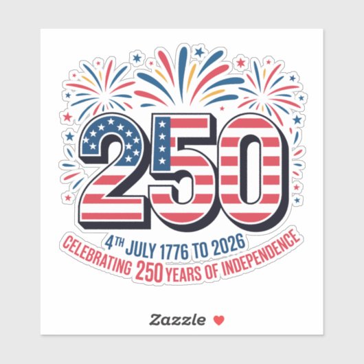 250周年記念 アメリカ独立記念日 シール (シート)
