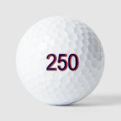 250周年記念 ゴルフボール (正面)