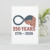 250周年記念 1776-2026 アメリカ独立記念日  招待状 (スタンド正面)