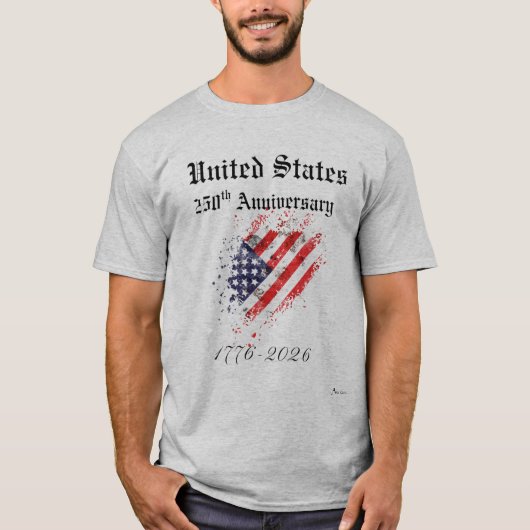 250周年記念Tシャツ Tシャツ (正面)