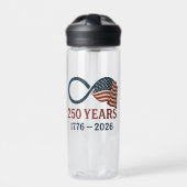 250周年1776-2026アメリカ愛国的 ウォーターボトル (正面)