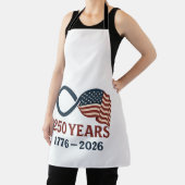 250周年1776-2026アメリカ愛国的 エプロン (インサイチュ)