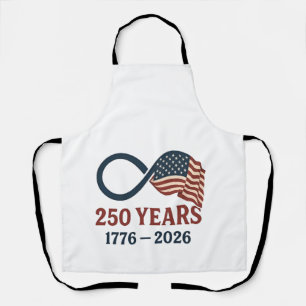 250周年1776-2026アメリカ愛国的 エプロン
