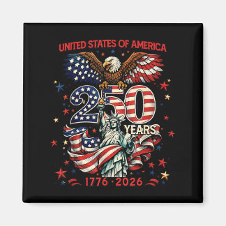 250周年 アメリカ合衆国 1776-2026 独立250周年 マグネット