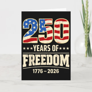 250周年 アメリカ独立記念日 4th+July 愛国 250年 カード