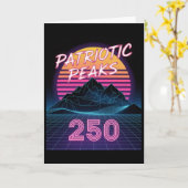 250周年 1776-2026 アメリカ独立250周年記念 ハイキング _1 カード (黄色い花)