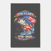 250周年 1776-2026 トラウトフィッシング ポストイット (正面)