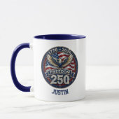 250周年 1776-2026 フリーダムイーグル コーヒー マグカップ (左)