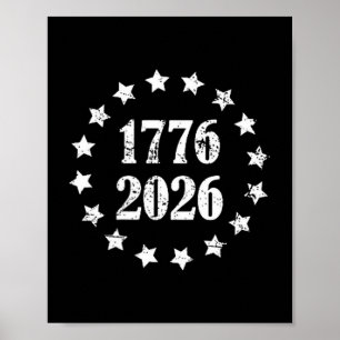 250周年 1776-2026 建国250周年, 独立記念日 ポスター