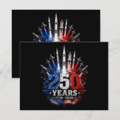 250周年 1776–2026 愛国スカイフェスティバル フリー セーブザデート (正面/裏面)