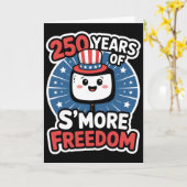 250周年 1776-2026 250歳の誕生日 キャンピング _2 カード (黄色い花)
