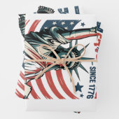 250周年 1776-2026 7月4日 愛国 ラッピングペーパーシート (インサイチュ)