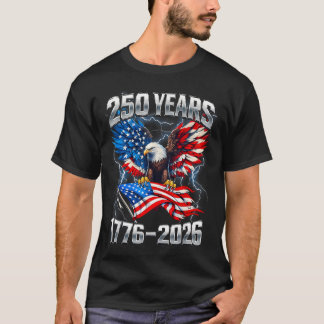 250周年 7月4日 アメリカ独立記念日250年 Tシャツ