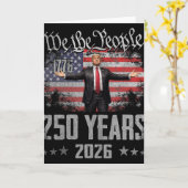 250周年USA愛国的な鷲250年7月4日 4t カード (黄色い花)