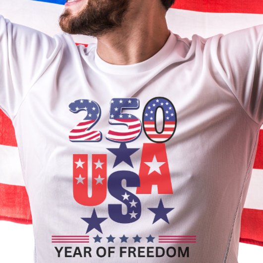 250回目アメリカ独立記念日 7月4日 Tシャツ