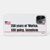 250年のアメリカ合衆国は元気 iPhoneケース Case-Mate iPhoneケース (裏面(横))