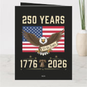 250年のアメリカ遺産 1776-2026 カード (裏面)