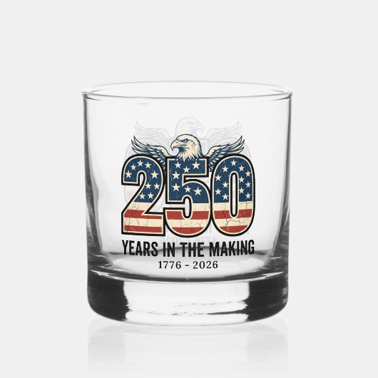 250年の歴史 ウイスキーグラス (正面)